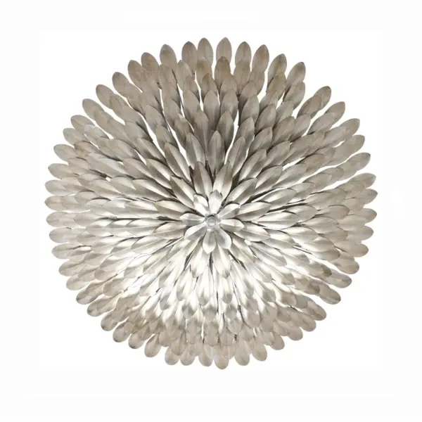 Broche 24.5" Semi Flush Mount in Matte White - Image 16