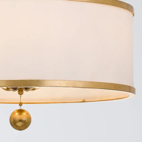 Broche 24" Chandelier in Antique Gold - Image 3