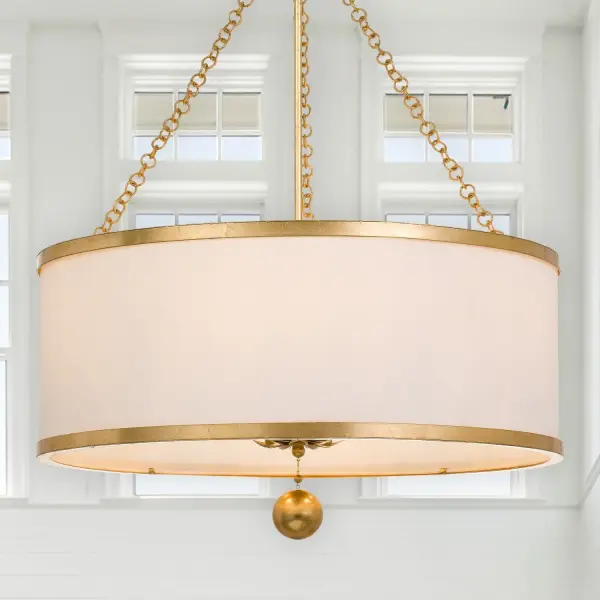 Broche 24" Chandelier in Antique Gold - Image 5