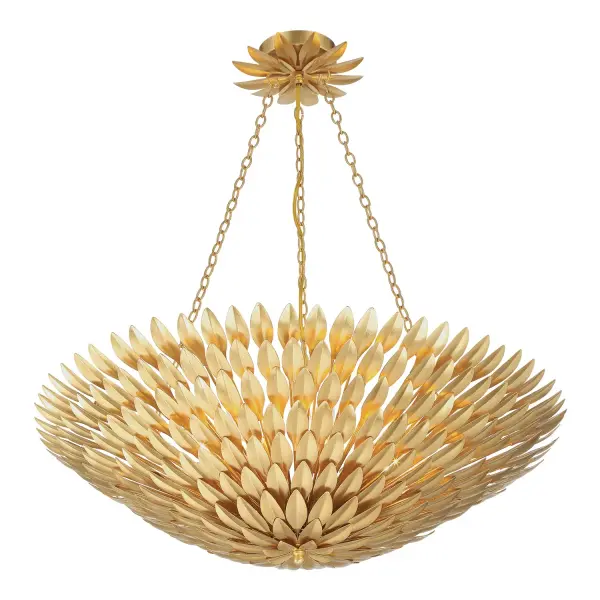 Broche 30" Chandelier in Antique Gold - Image 5