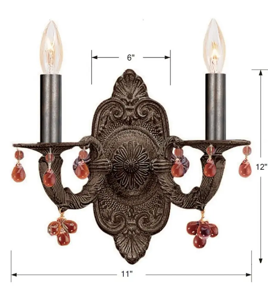 Paris Market 11" Sconce in Venetian Bronze - Image 2