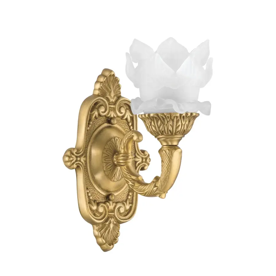 Mayfield 5.25" Aged Brass Sconce - Image 2