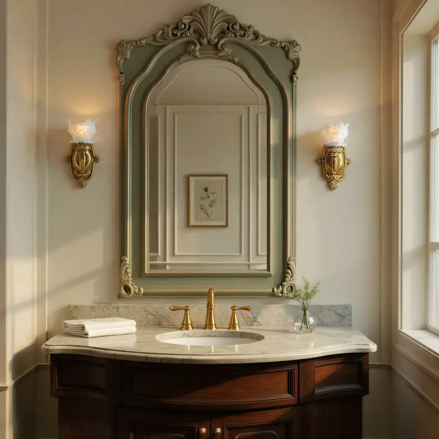 Mayfield 5.25" Aged Brass Sconce - Image 6