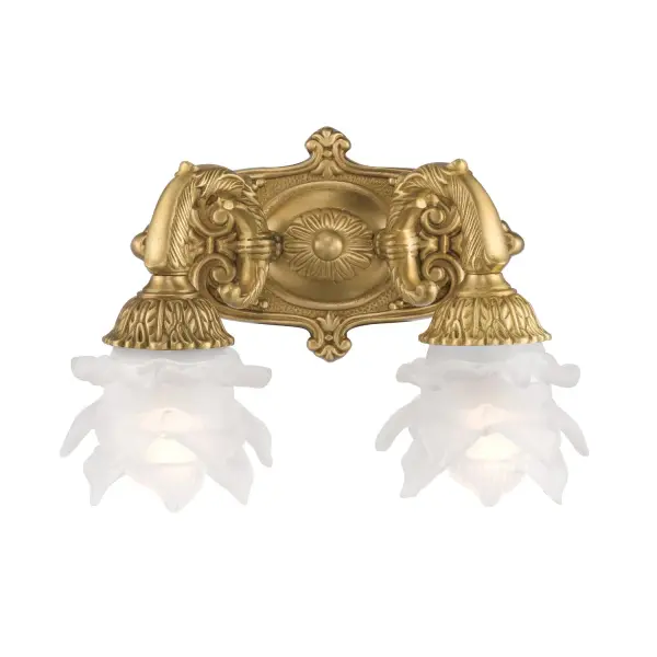 The Mayfield sconce combines casual elegance with modern farmhouse style. Its hand-painted aged brass finish features a vintage, distressed look that adds character to any space. Damp-rated for versatility.