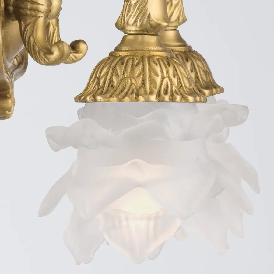 Mayfield 11.5" Aged Brass Sconce - Image 5