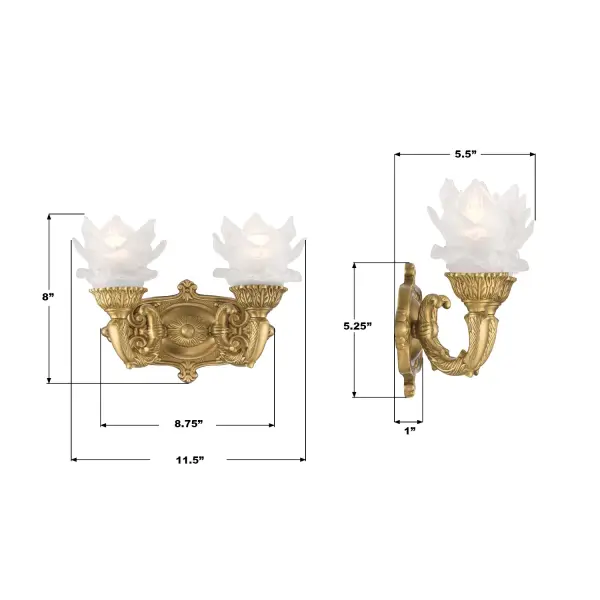 Mayfield 11.5" Aged Brass Sconce - Image 7
