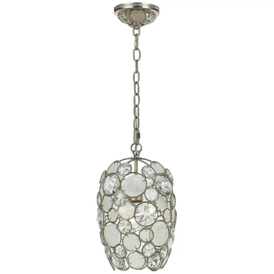 Palla 8.5" Capiz Shell Chandelier - Image 2