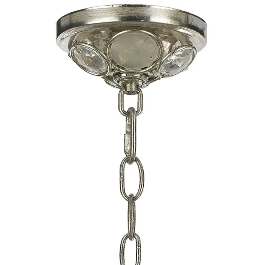 Palla 8.5" Capiz Shell Chandelier - Image 3