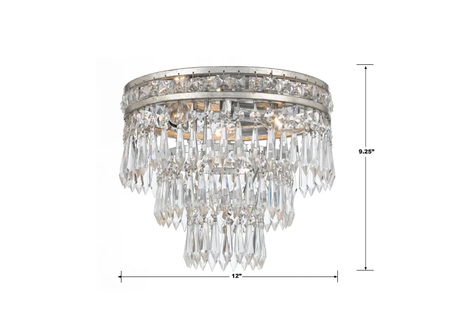 Mercer 12" Flush Mount in English Bronze - Image 11
