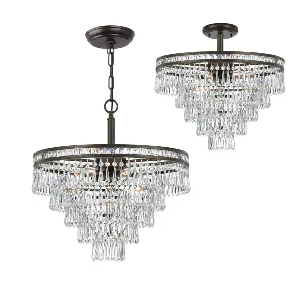 Mercer 20" Crystal Chandelier - Image 2