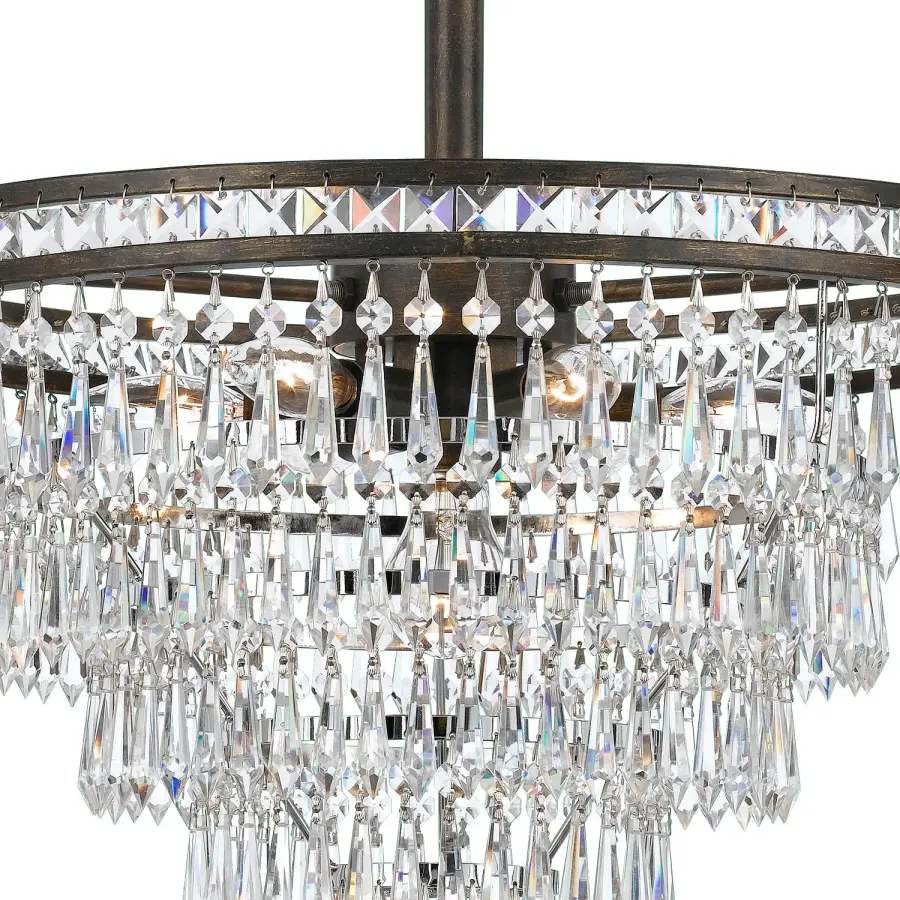 Mercer 20" Crystal Chandelier - Image 4