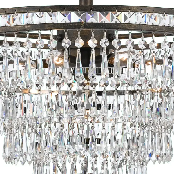 Mercer 20" Semi Flush Mount in English Bronze - Image 4