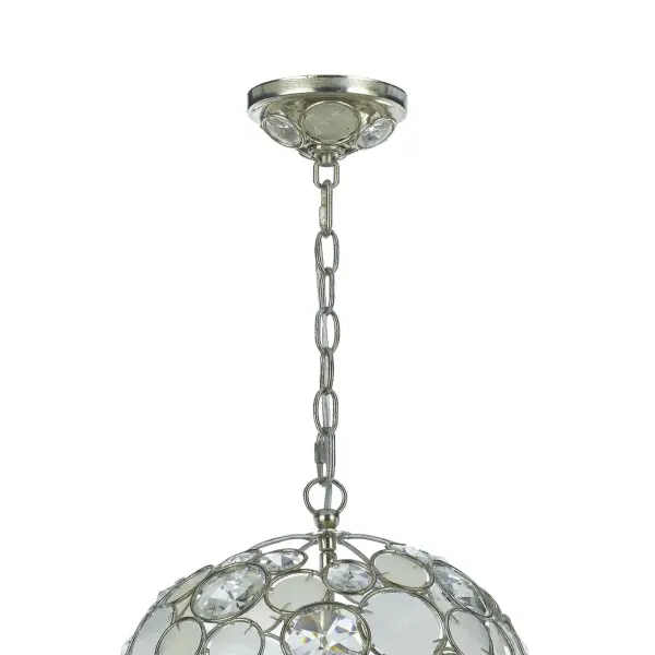 Palla 13" Capiz Shell Chandelier - Image 2
