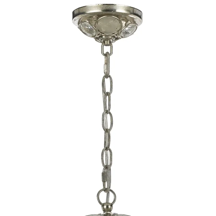 Palla 13" Capiz Shell Chandelier - Image 3