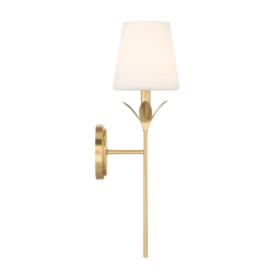 Broche 6" Antique Gold Sconce - Image 4