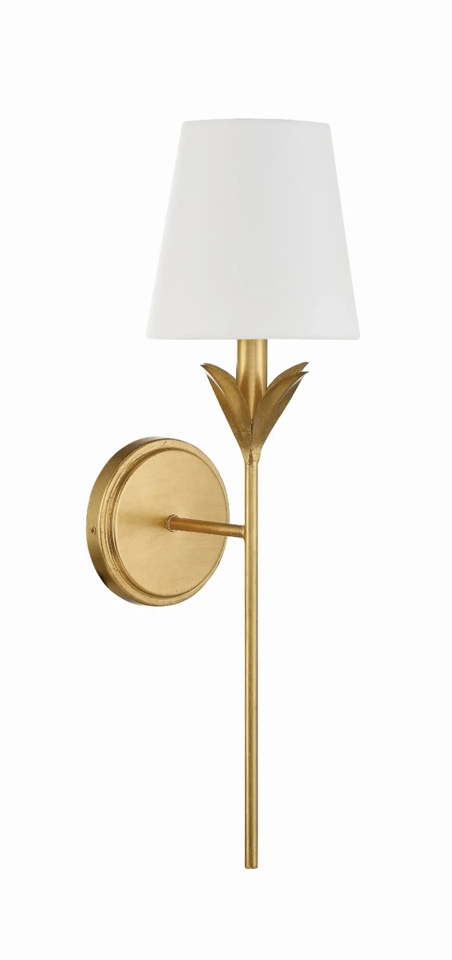 Broche 6" Antique Gold Sconce - Image 3