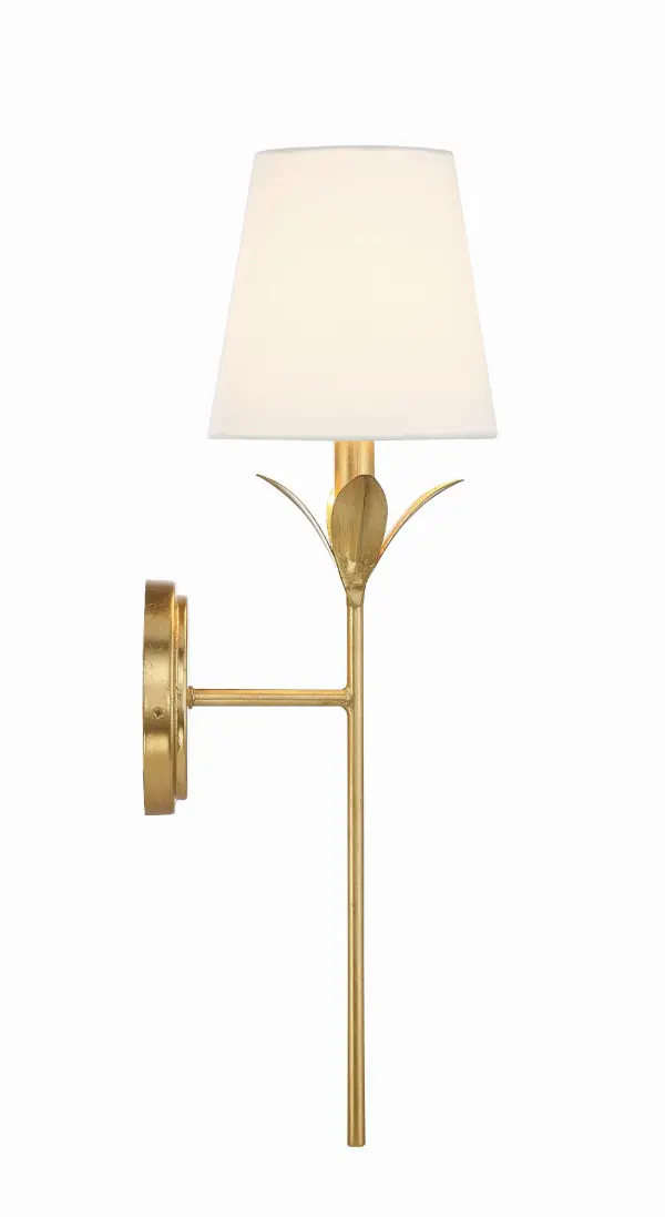 Broche 6" Antique Gold Sconce - Image 4