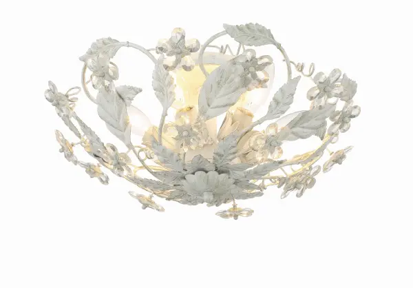 Paris Market 16" Semi Flush Mount in Antique White - Image 2