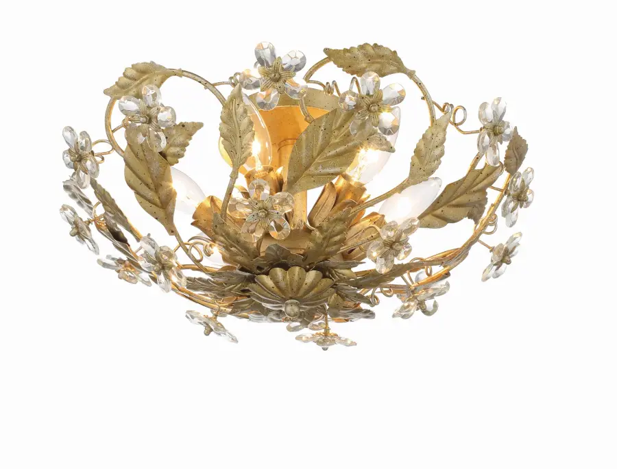 Paris Market 16" Semi Flush Mount in Antique White - Image 11