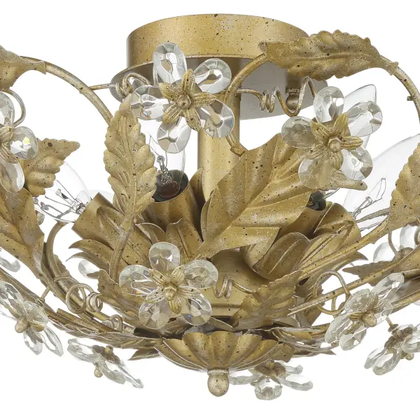 Paris Market 16" Semi Flush Mount in Antique White - Image 13