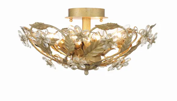 Paris Market 16" Semi Flush Mount in Antique White - Image 10