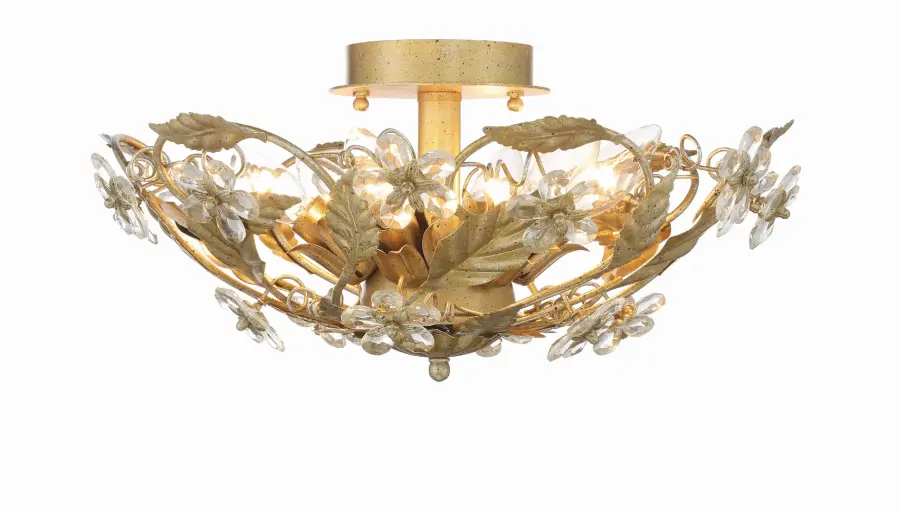 Paris Market 16" Semi Flush Mount in Antique White - Image 10