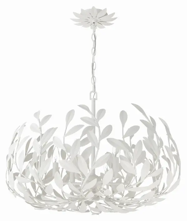 Broche 27" Chandelier in Champagne Green Tea - Image 11
