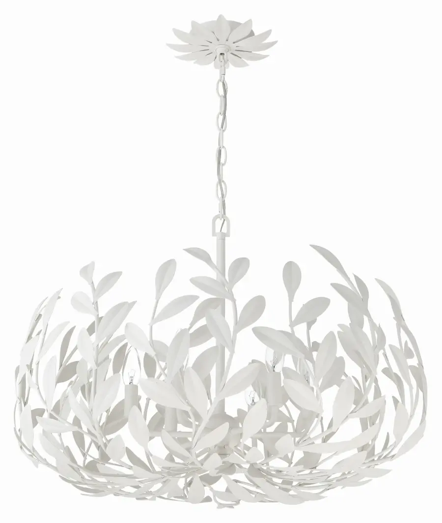 Broche 27" Chandelier in Champagne Green Tea - Image 11