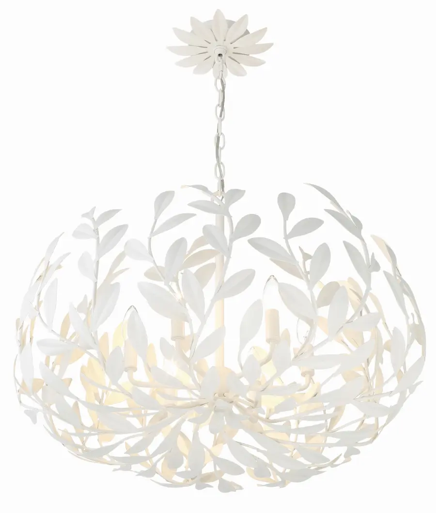 Broche 27" Chandelier in Champagne Green Tea - Image 12
