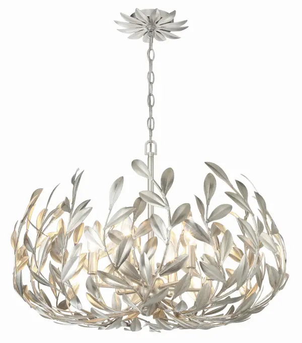 Broche 27" Chandelier in Champagne Green Tea - Image 18
