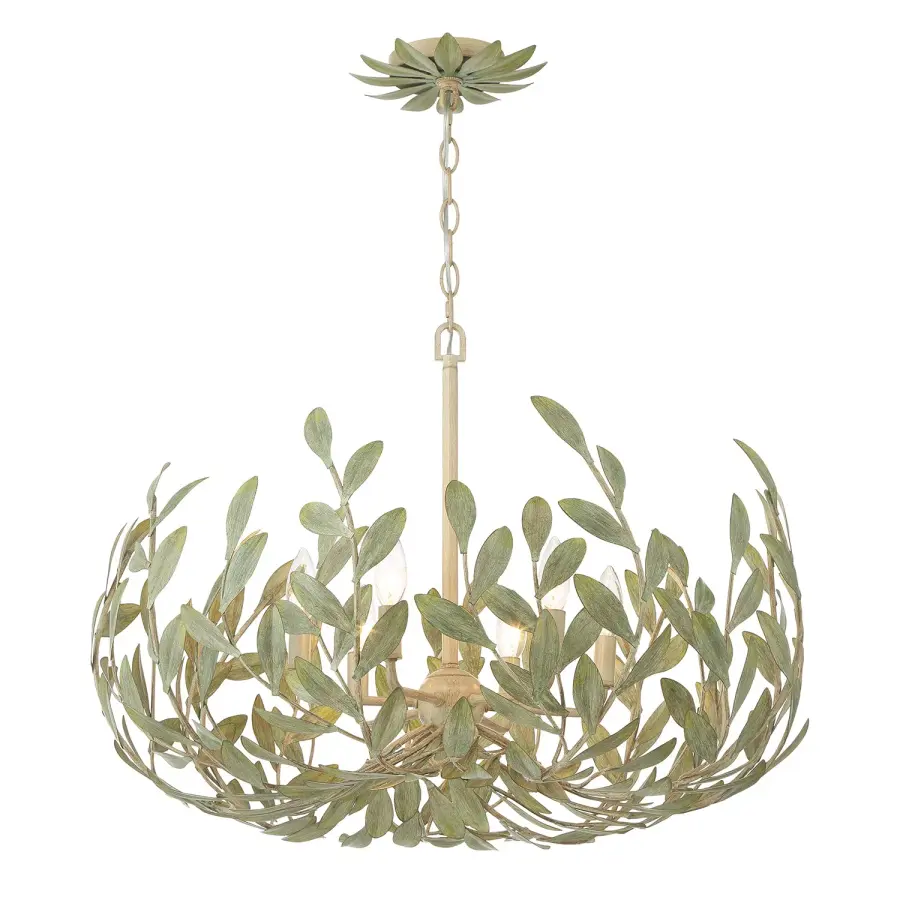 Broche 27" Chandelier in Champagne Green Tea - Image 26