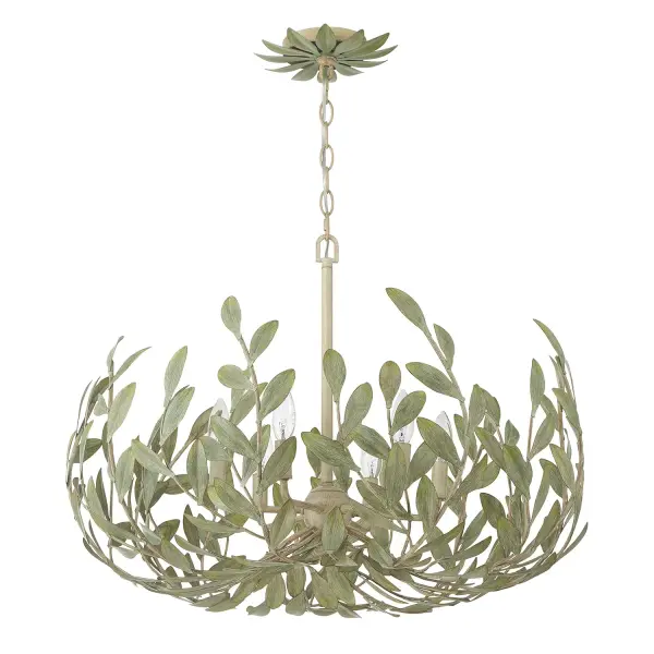 Broche 27" Chandelier in Champagne Green Tea - Image 27