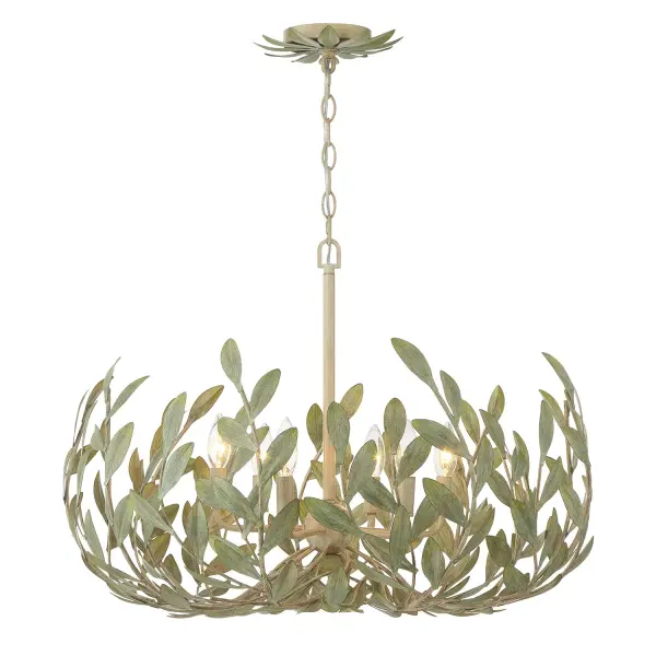 Broche 27" Chandelier in Champagne Green Tea - Image 28