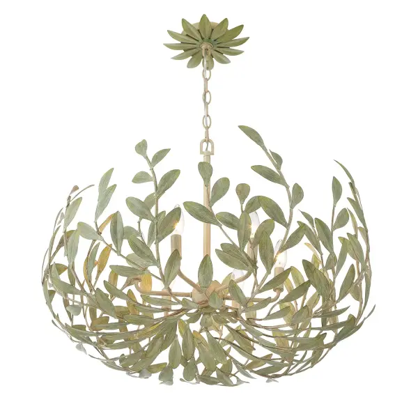 Broche 27" Chandelier in Champagne Green Tea - Image 29