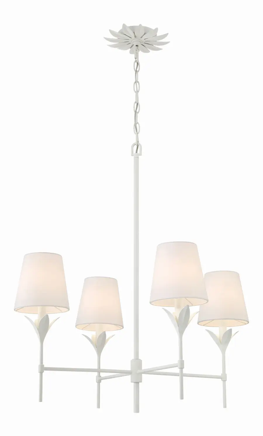 Broche 28" Chandelier in Antique Gold - Image 13