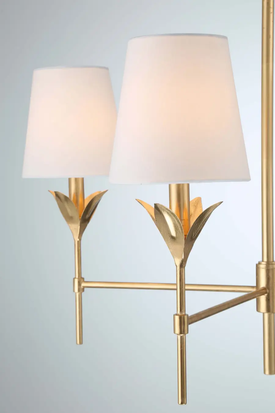 Broche 28" Chandelier in Antique Gold - Image 5