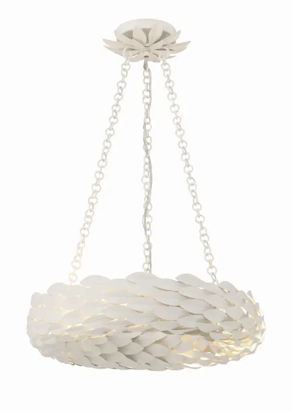 Broche 18" LED Chandelier in Antique Gold - Image 11