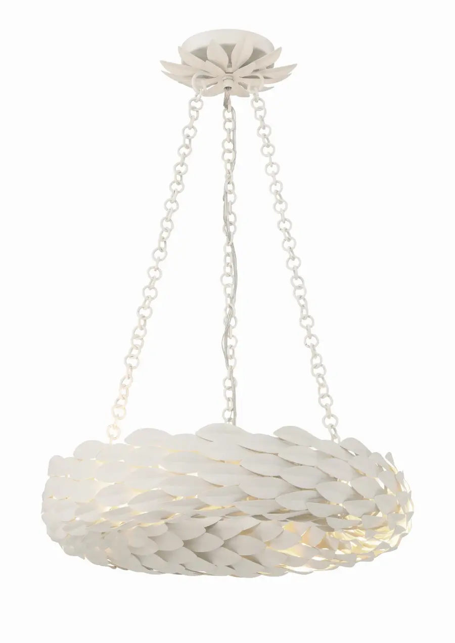 Broche 18" LED Chandelier in Antique Gold - Image 11