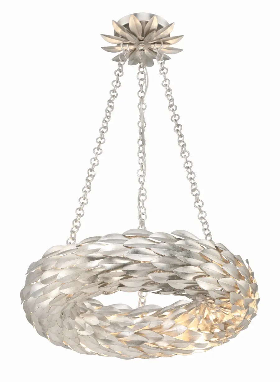 Broche 18" LED Chandelier in Antique Gold - Image 17
