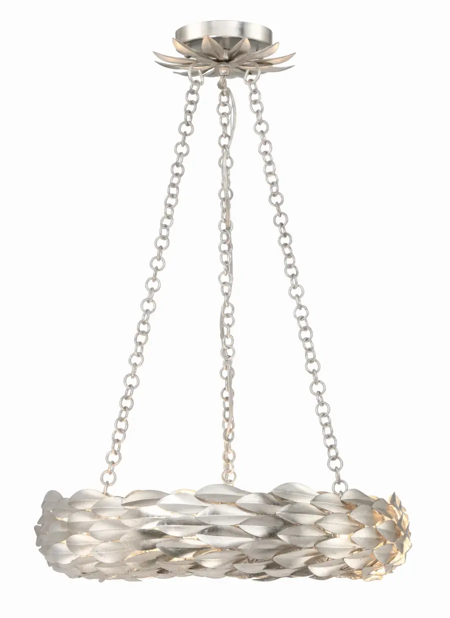 Broche 18" LED Chandelier in Antique Gold - Image 18