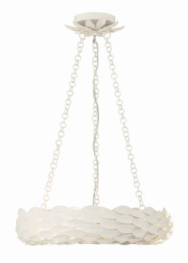 Broche 18" LED Chandelier in Antique Gold - Image 9
