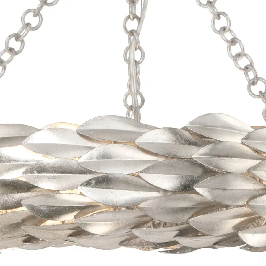 Broche 18" LED Semi Flush Mount in Antique Gold - Image 16