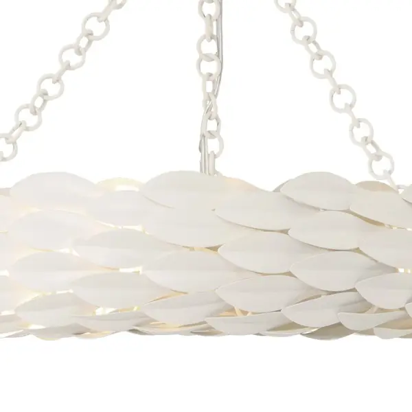Broche 18" LED Semi Flush Mount in Antique Gold - Image 10