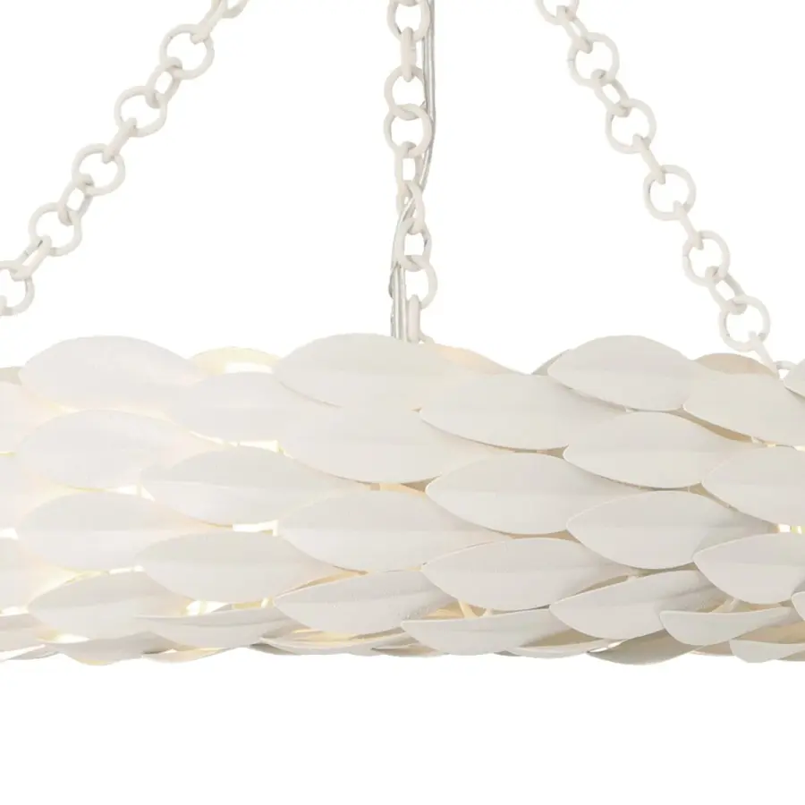 Broche 18" LED Semi Flush Mount in Antique Gold - Image 10