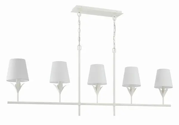 Broche 53.5" Linear Chandelier in Antique Gold - Image 12