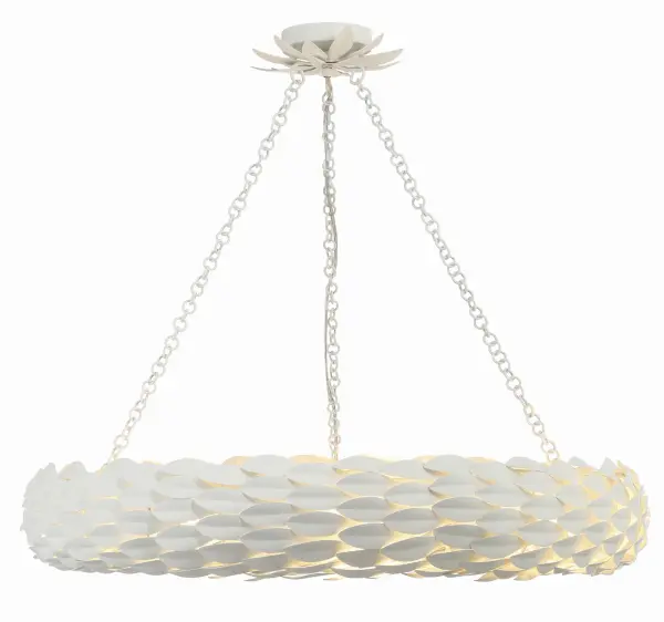 Broche 33.5" Chandelier in Antique Gold - Image 12