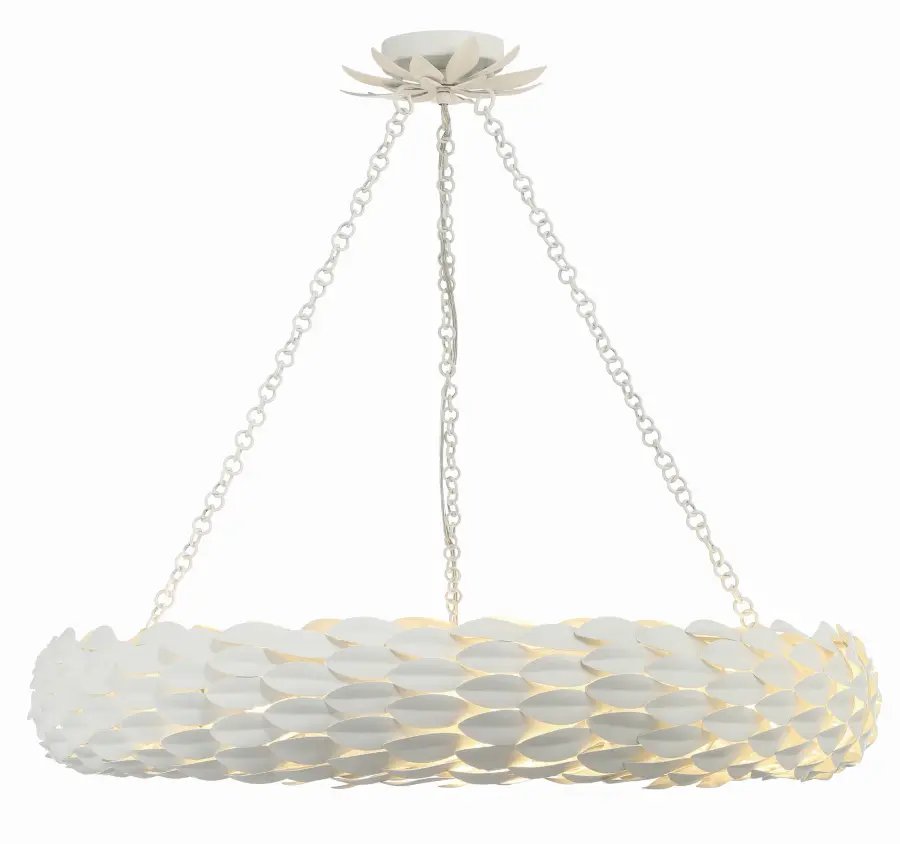 Broche 33.5" Chandelier in Antique Gold - Image 12