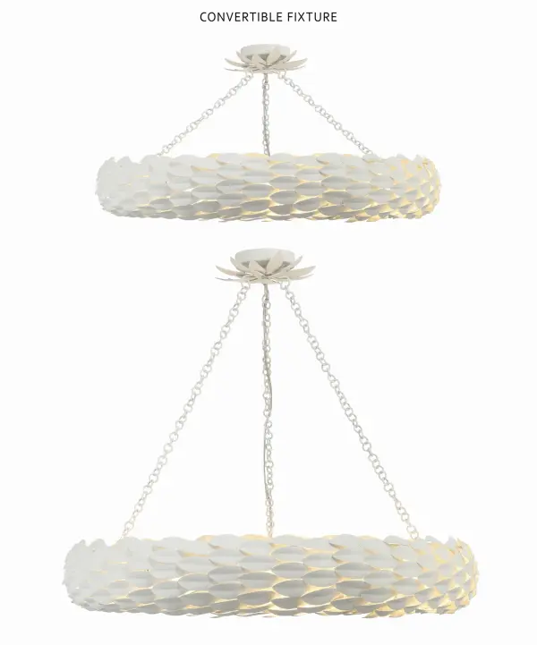 Broche 33.5" Chandelier in Antique Gold - Image 15
