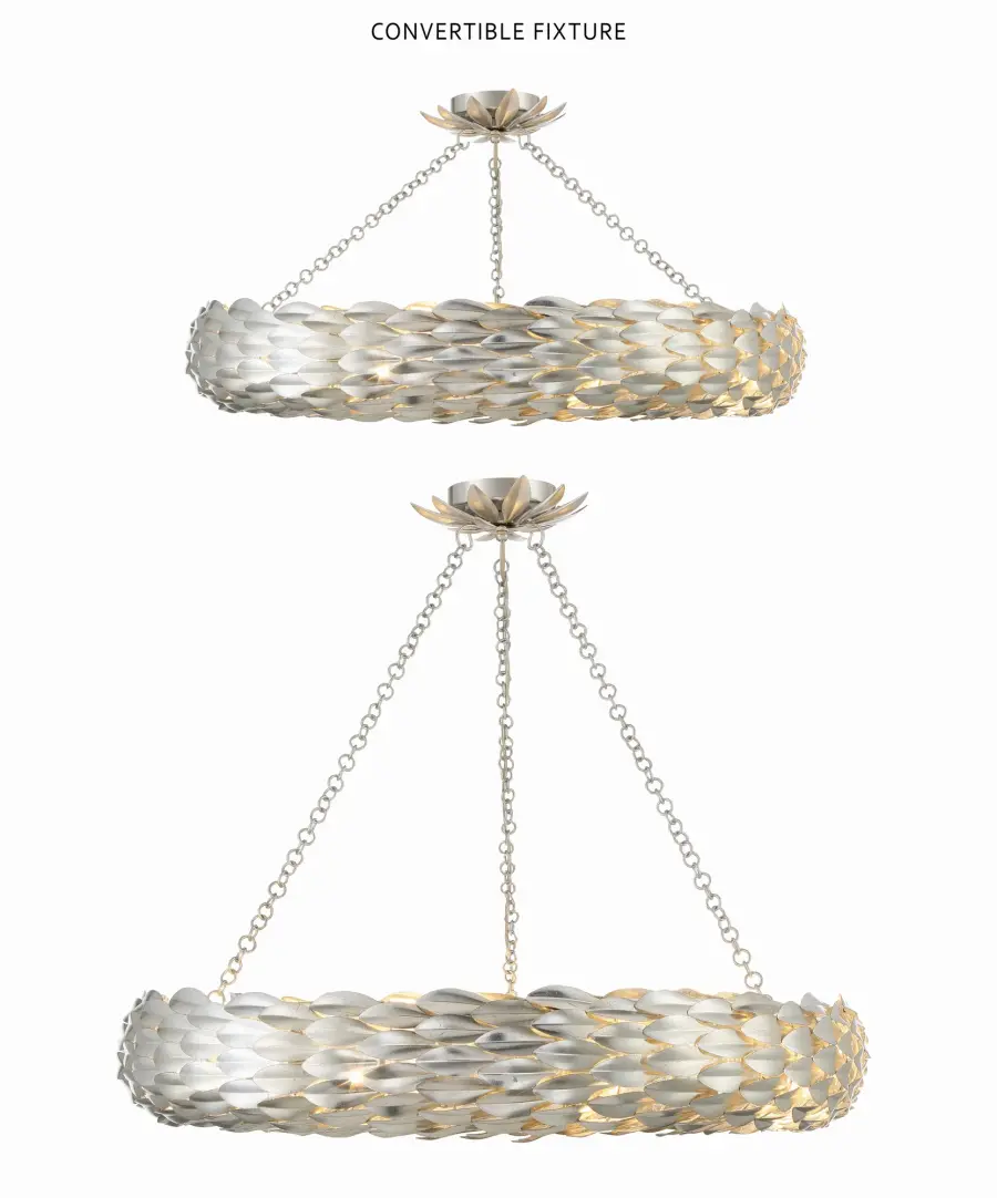 Broche 33.5" Chandelier in Antique Gold - Image 23
