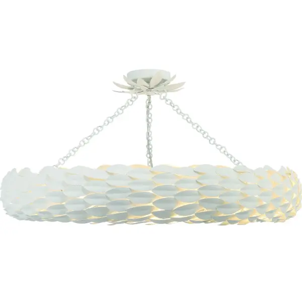 Broche 33.5" Semi Flush Mount in Antique Gold - Image 11